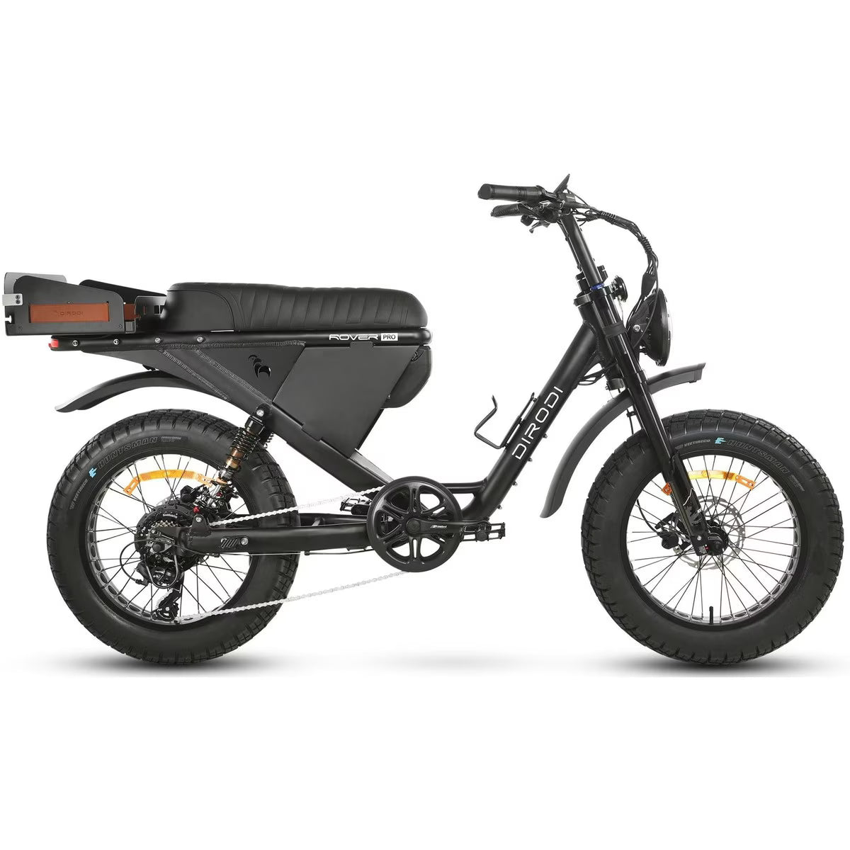 Dirodi Rover Pro ST 300W Electric Fat Bike - Jet Black