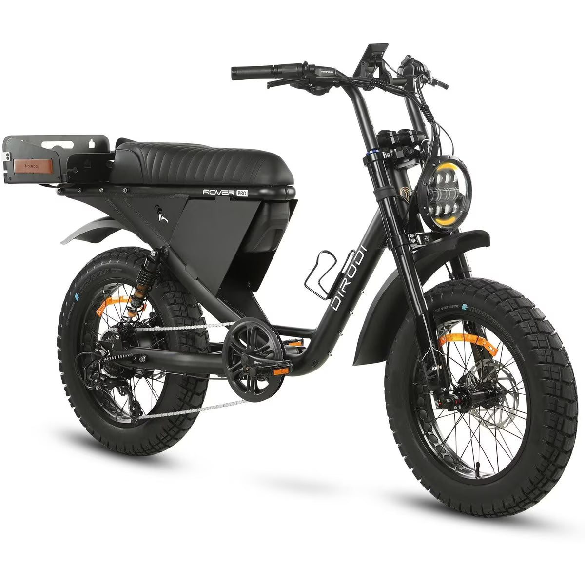 Dirodi Rover Pro ST 300W Electric Fat Bike - Jet Black