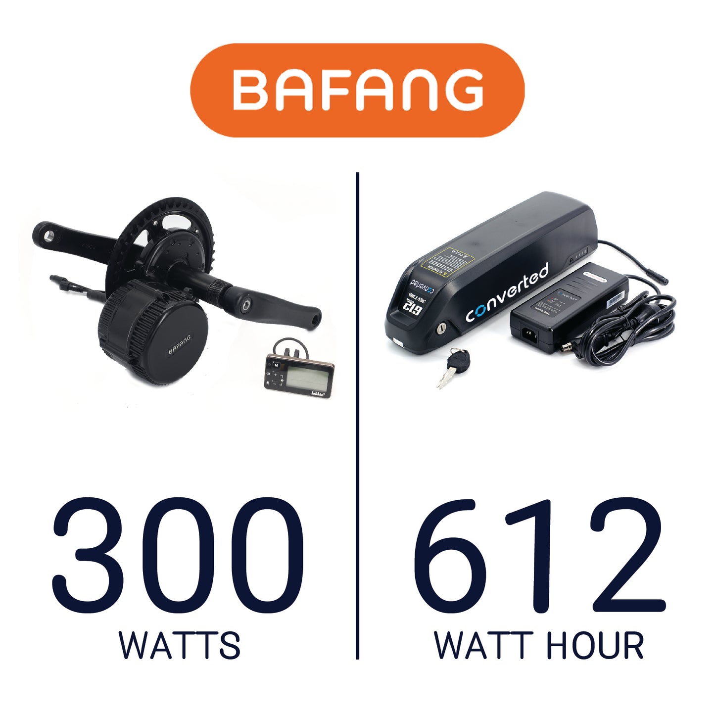 Bafang 300W, 612Wh Conversion Kit