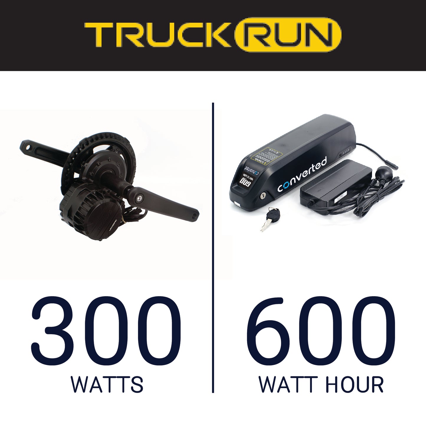 Truck Run 300W, 600Wh Conversion Kit